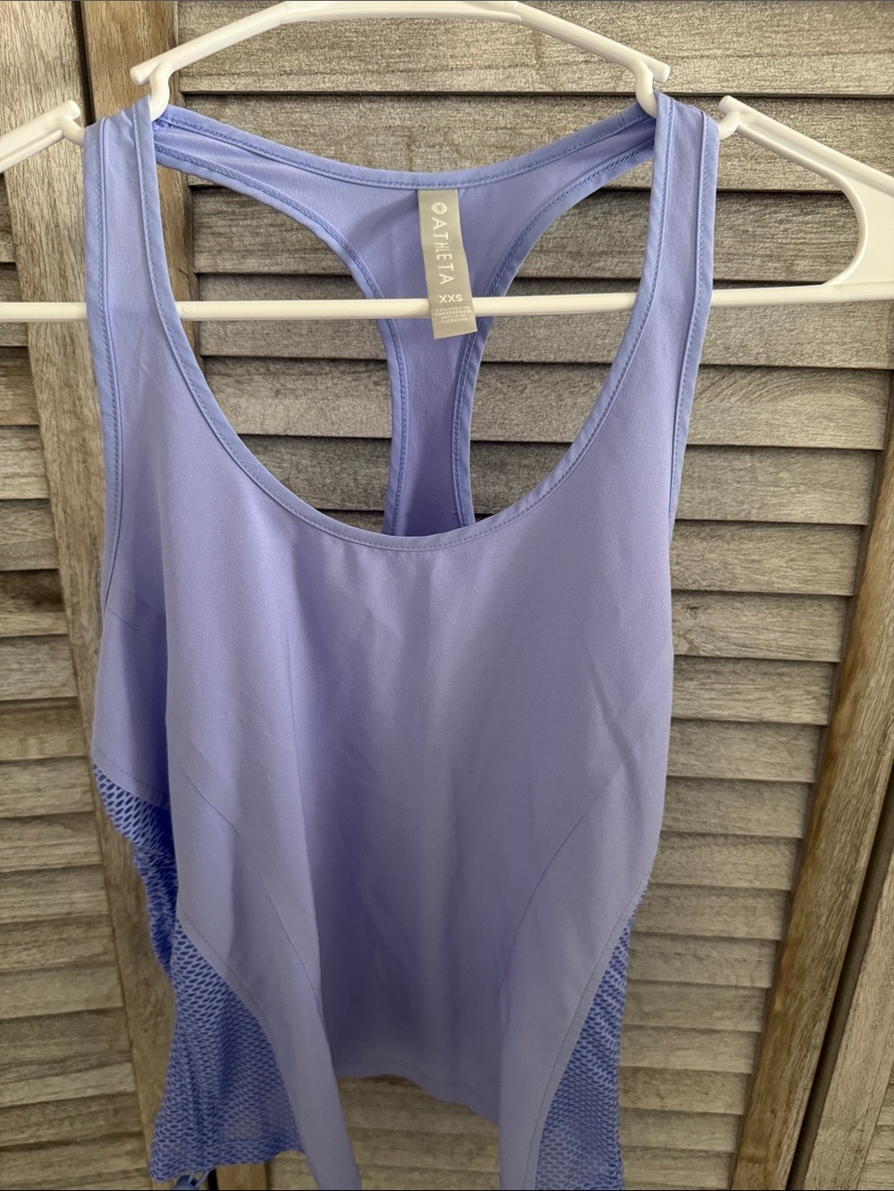 Athleta Lavender Racerback Workout Tank